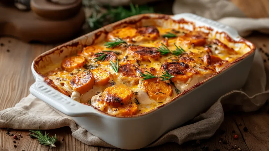 Chicken and Sweet Potato Casserole