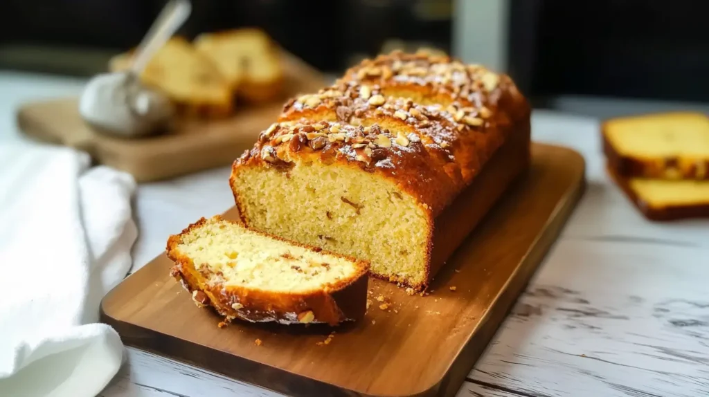 3 ingredient banana bread
