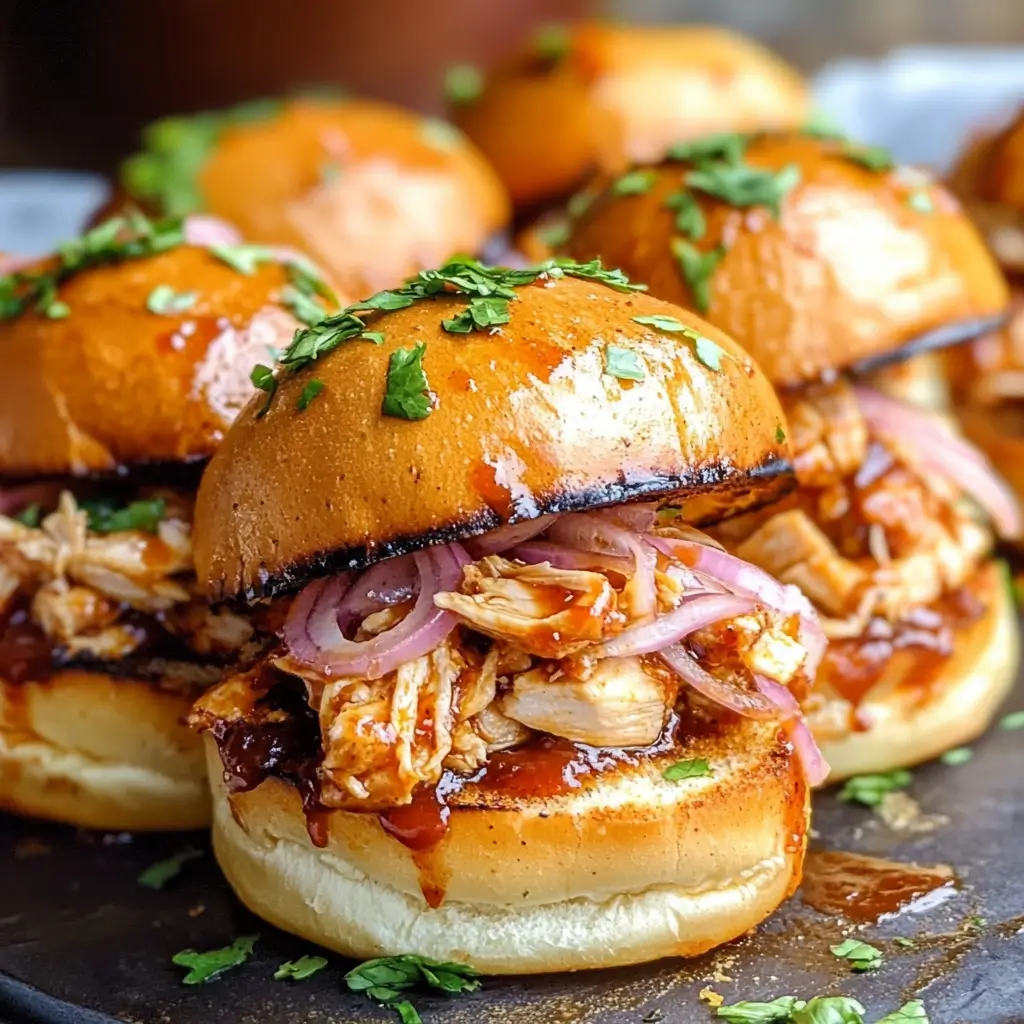 BBQ Chicken Sliders