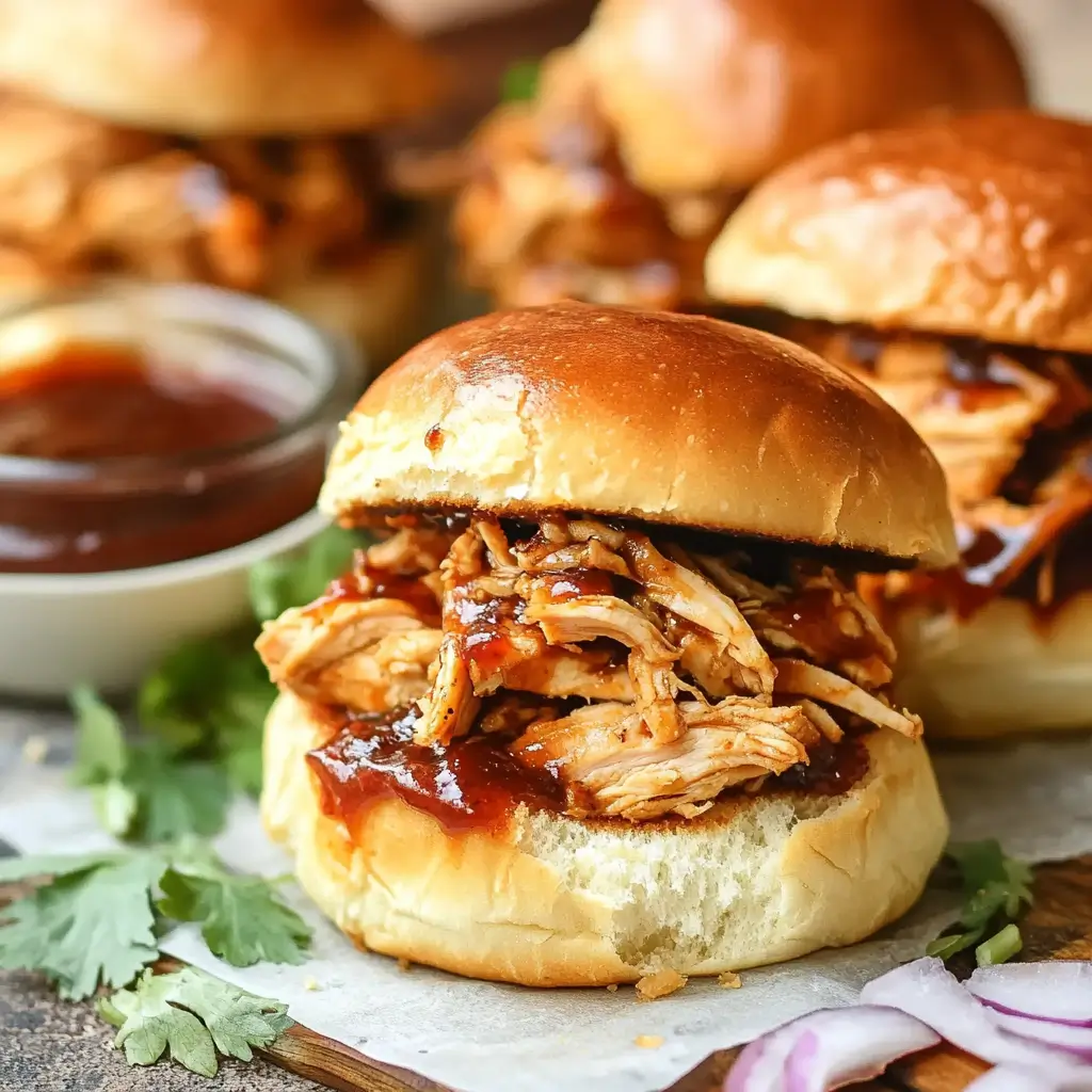 BBQ Chicken Sliders