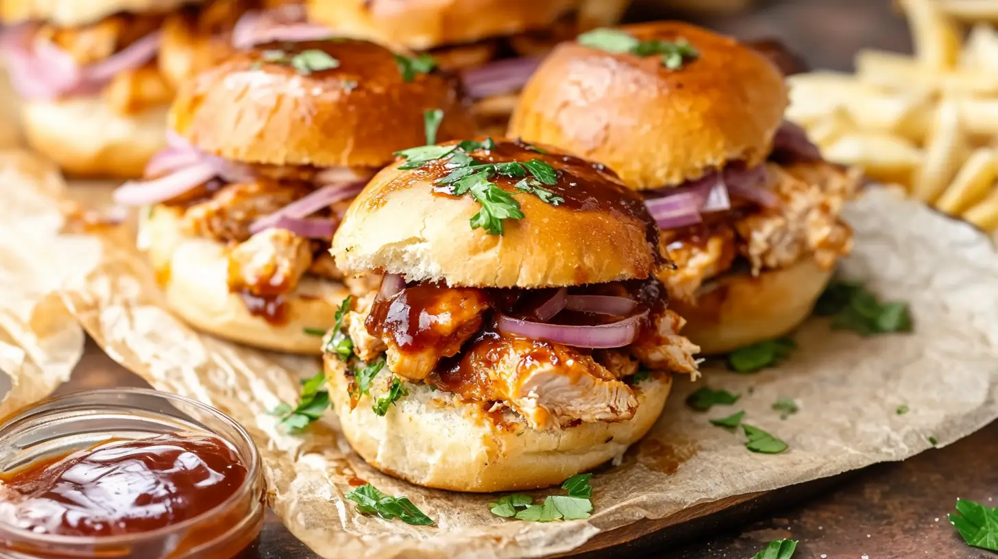 BBQ Chicken Sliders