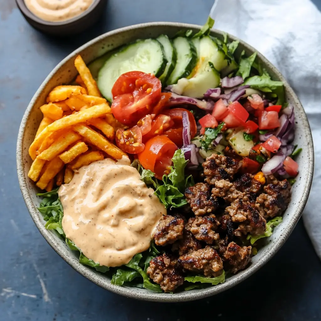 Burger Bowl Recipe Burger Bowl Recipe