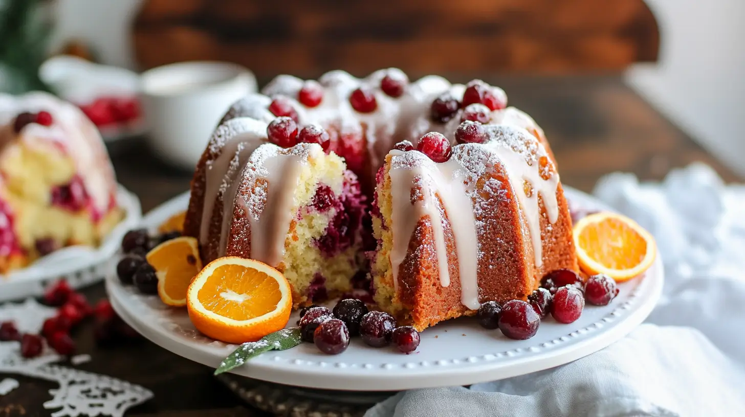 Cranberry Orange Bundt Cake