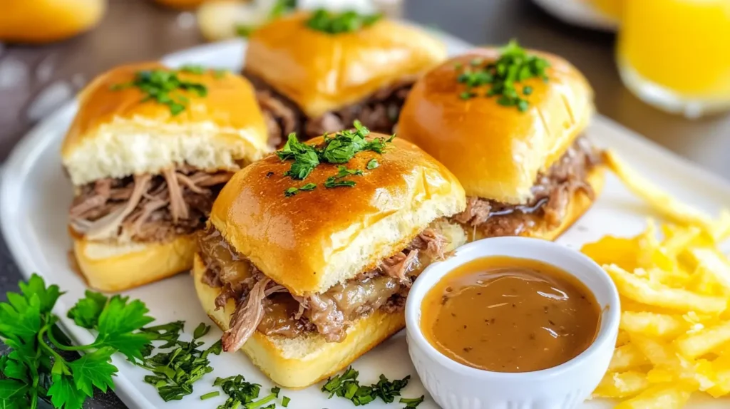 French Dip Sliders Recipe