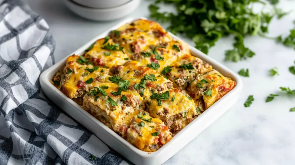 High Protein Breakfast Casserole