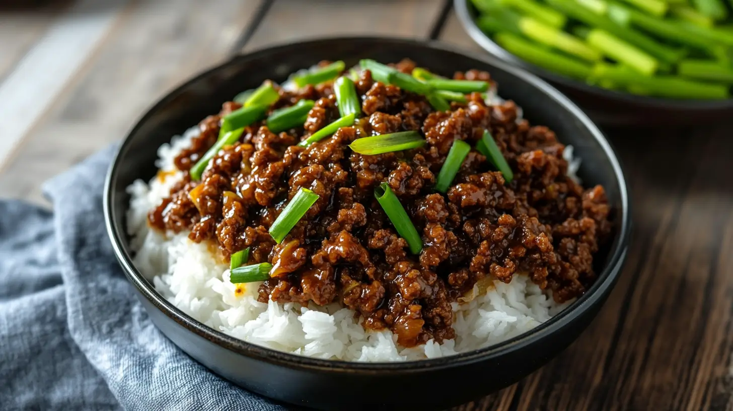 Mongolian Ground Beef
