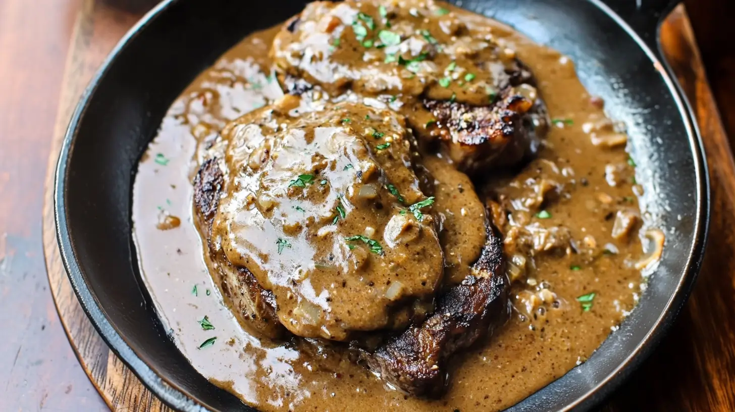 smothered steak