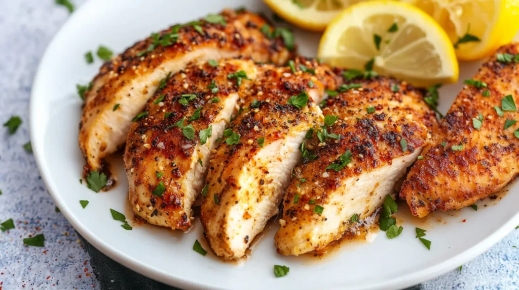 Baked Thin Sliced Chicken Breast