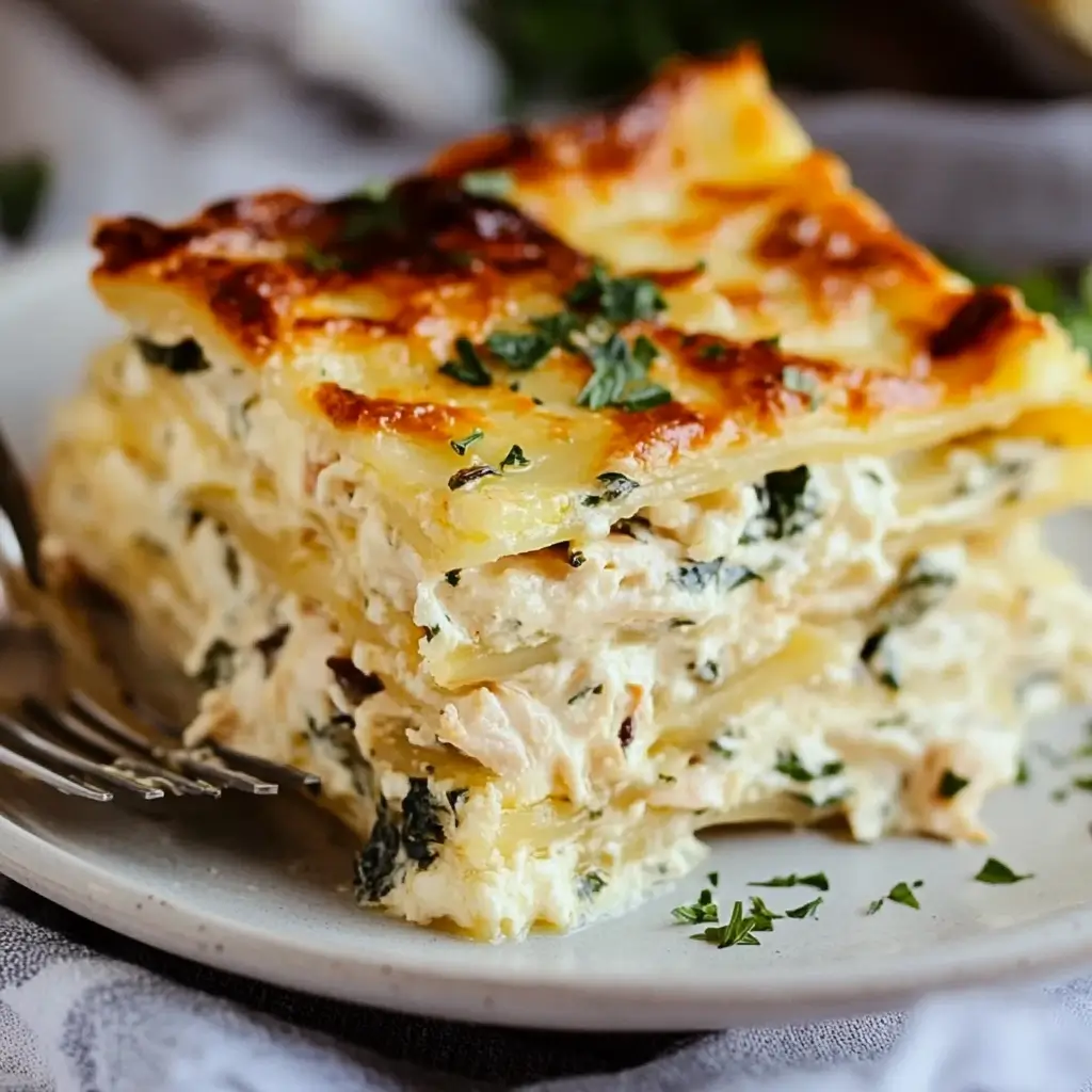 Chicken Alfredo Lasagna