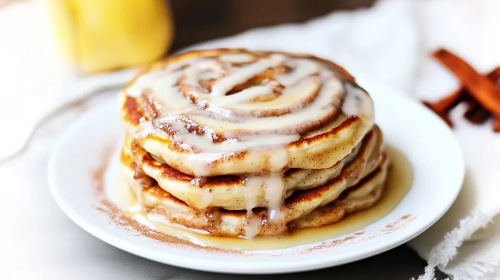Cinnamon Roll Pancakes