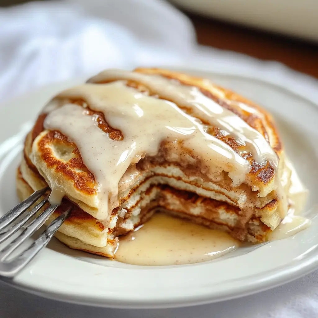 Cinnamon Roll Pancakes