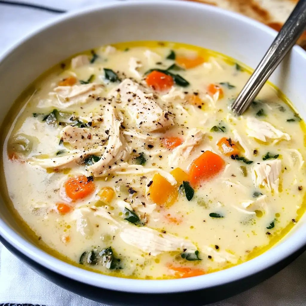 Creamy Chicken Vegetable Soup