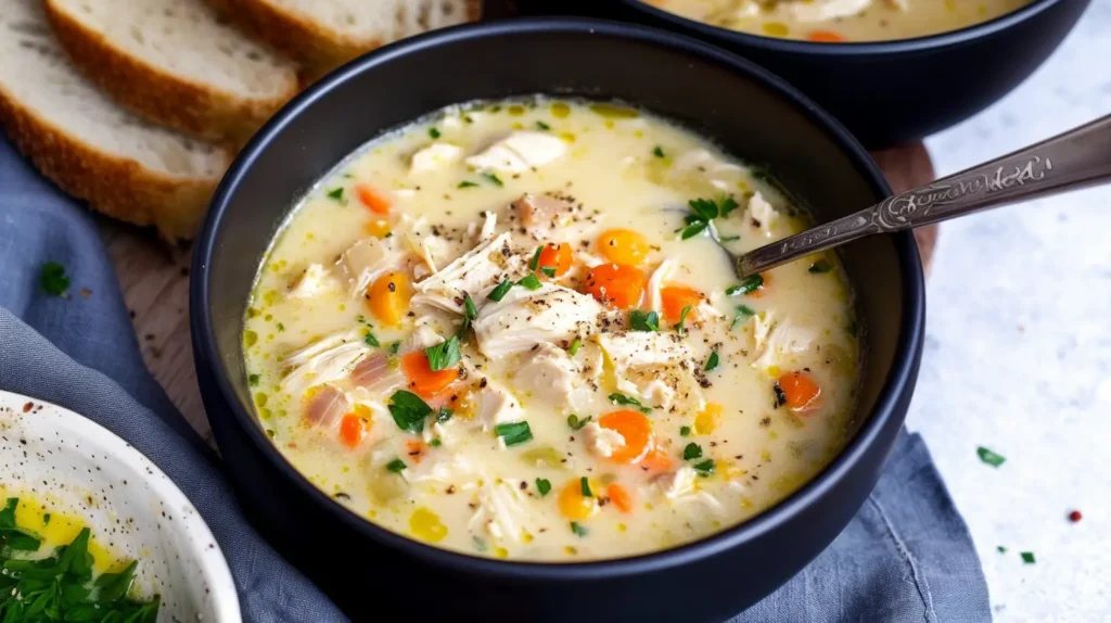 Creamy Chicken Vegetable Soup