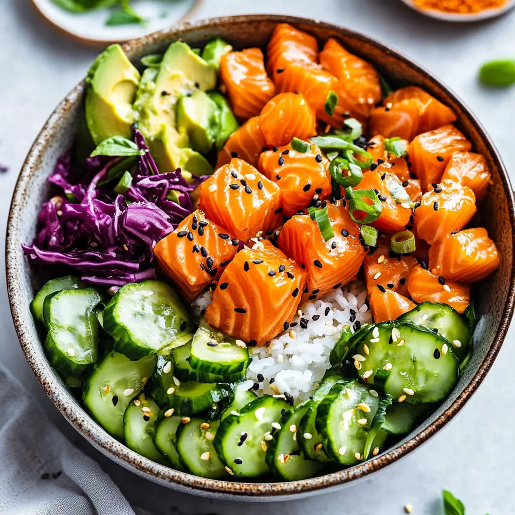 Salmon Poke Bowl Recipe