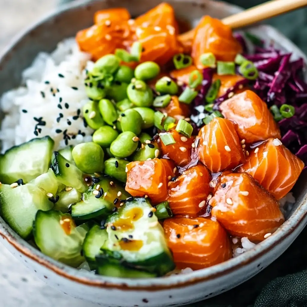 Salmon Poke Bowl Recipe