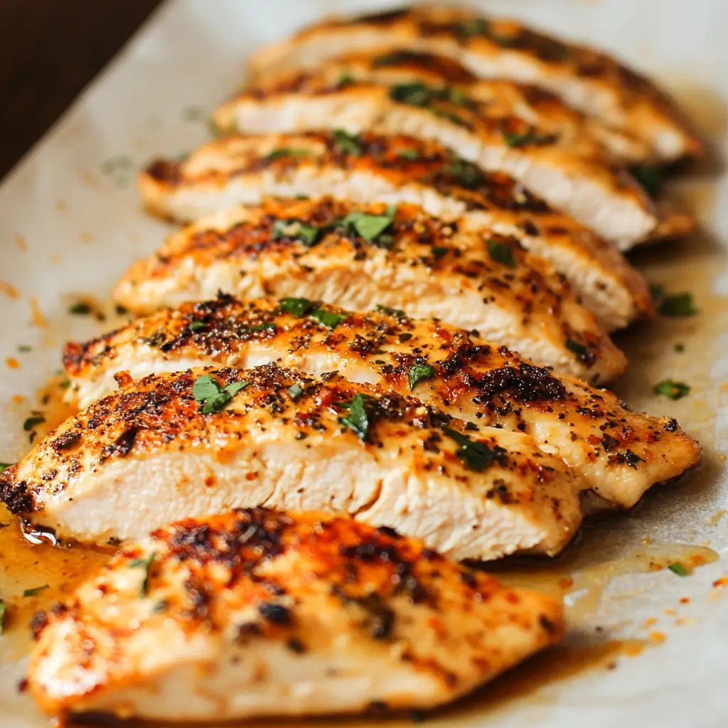Baked Thin Sliced Chicken Breast