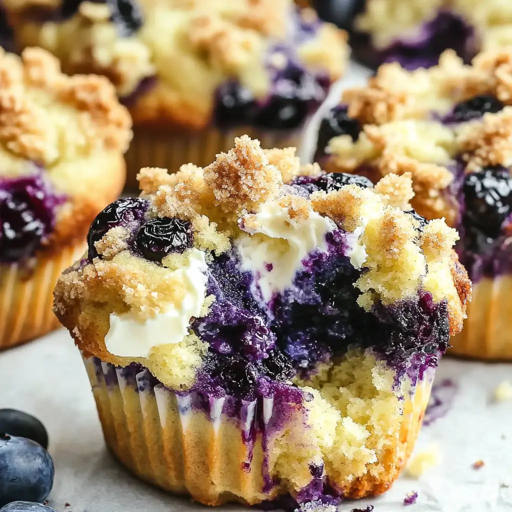 Blueberry Cream Cheese Muffins