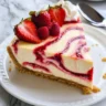 Strawberry Swirl Cheesecake